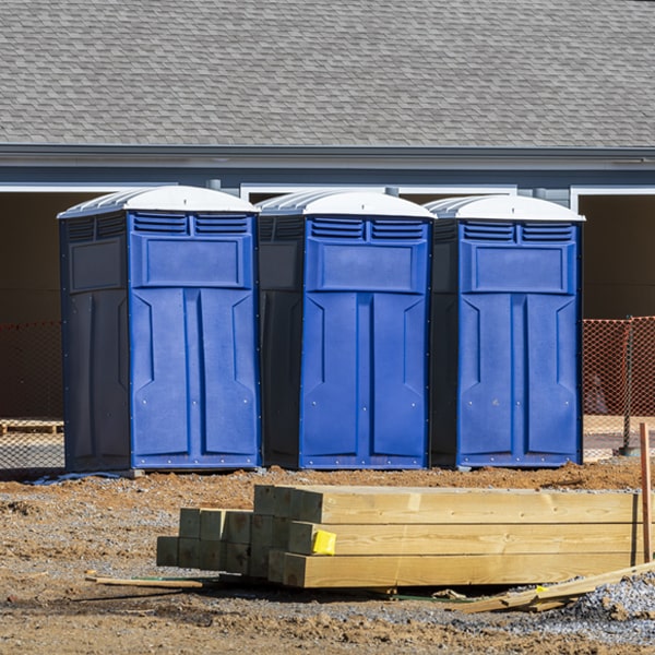 is there a specific order in which to place multiple portable toilets in Kountze TX